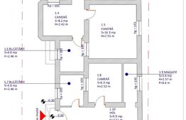 Casa individuala de 4 camere, 100 mp utili si 330 mp teren Bogdanestilor