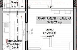 Apartament 39 mp, imobil nou, lift, zona Torontalului