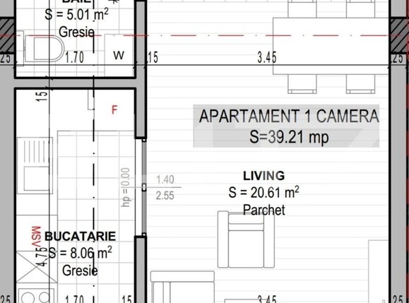 Garsonieră de vânzare Torontalului - 116132AV | BLITZ Timișoara | Poza2