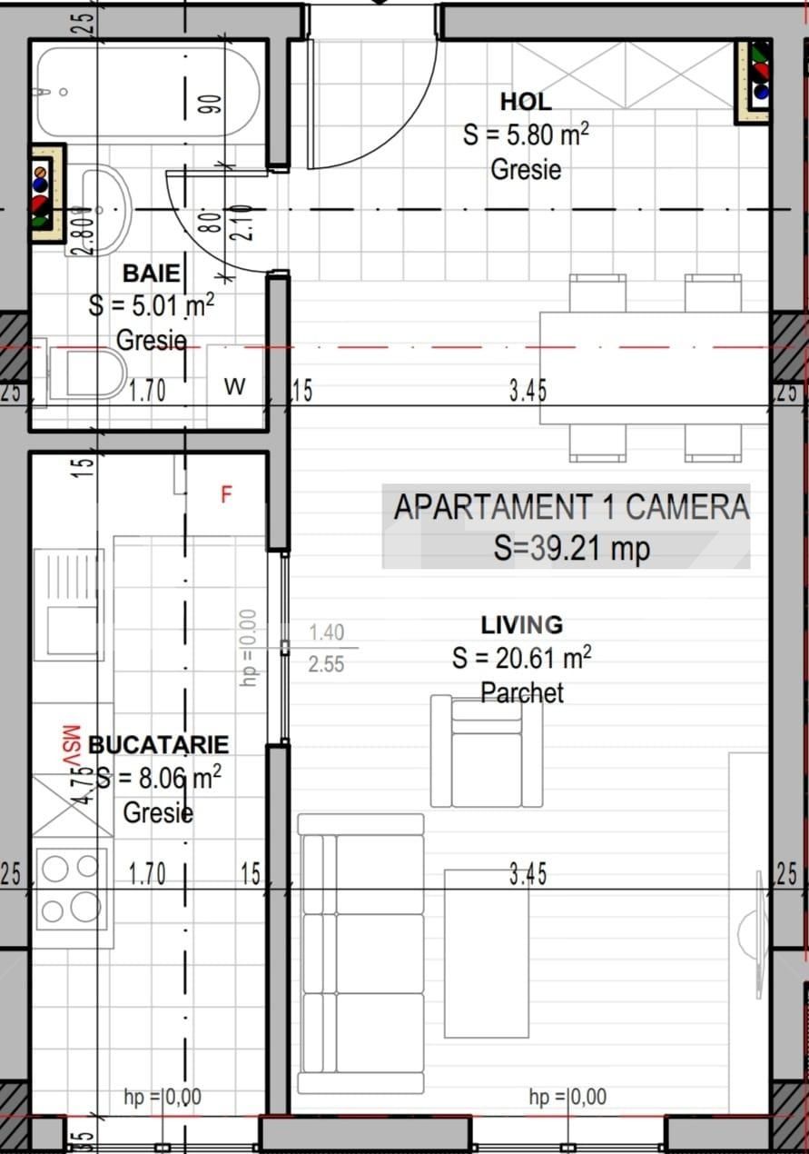 Garsonieră de vânzare Torontalului - 116132AV | BLITZ Timișoara | Poza2