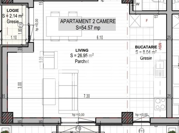 Apartament de închiriat 2 camere Torontalului - 116135AI | BLITZ Timișoara | Poza2