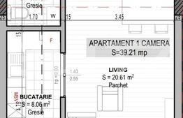 Apartament 39 mp, imobil nou, lift, zona Torontalului