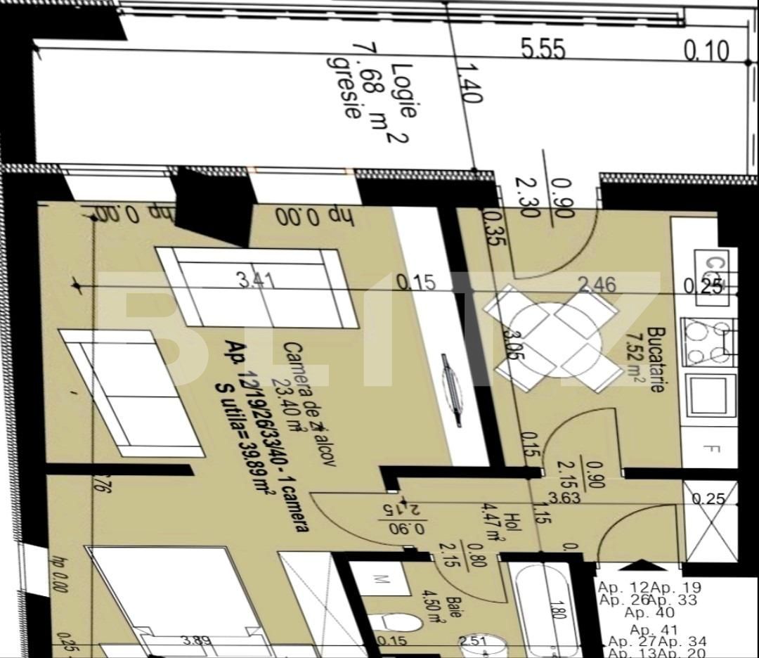 Garsonieră de vânzare Aradului - 116272AV | BLITZ Timișoara | Poza2