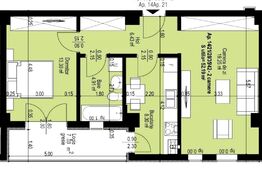 Apartament 2 camere, decomandat, 52mp utili, zona Aradului