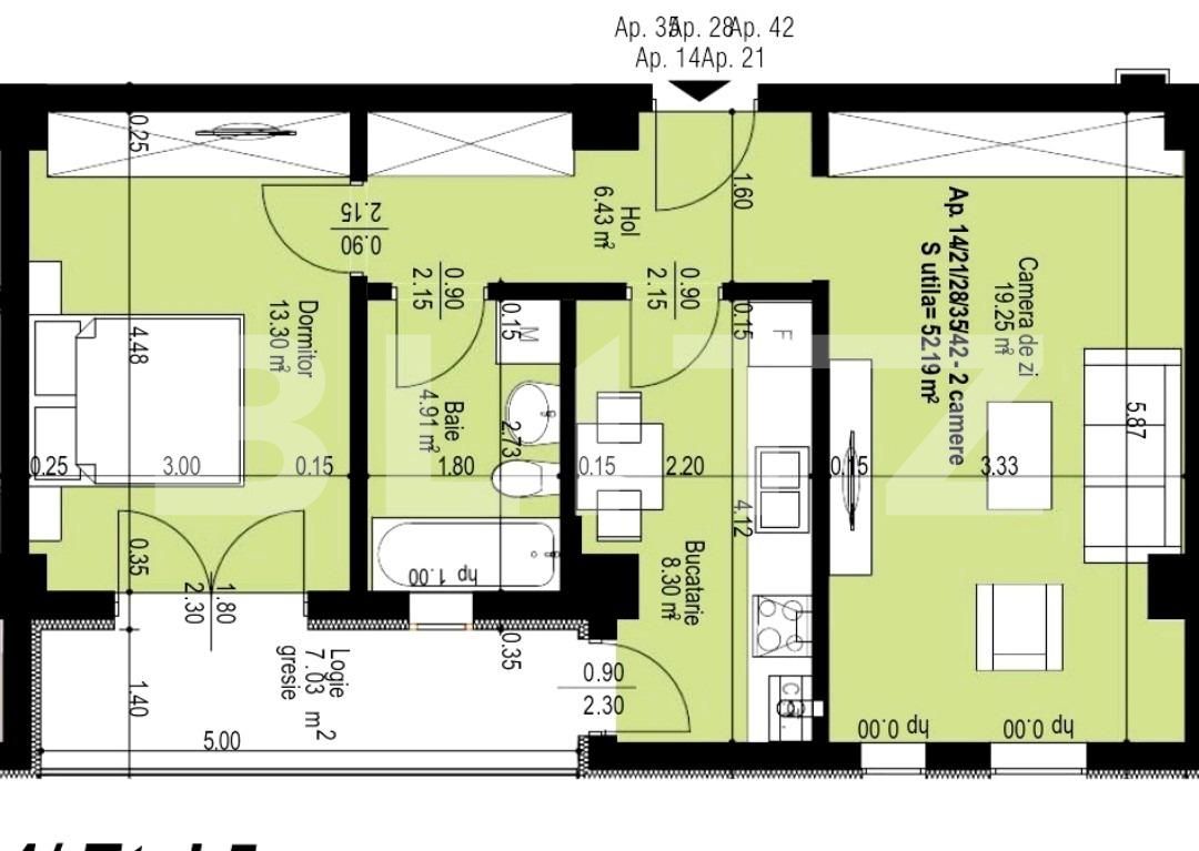 Apartament de vânzare 2 camere Aradului - 116284AV | BLITZ Timișoara | Poza2