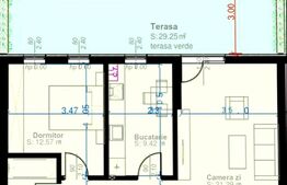 Apartament 2 camere, decomandat, 55mp utili, zona Aradului