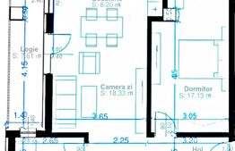 Apartament 2 camere, semidecomandat, 53mp utili, zona Aradului