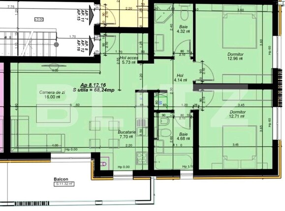 Apartament de vânzare 3 camere Braytim - 116953AV | BLITZ Timișoara | Poza5