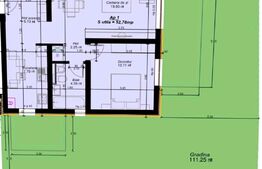 Apartament de 2 camere, 53 mp utili, gradina de 111mp, zona Braytim