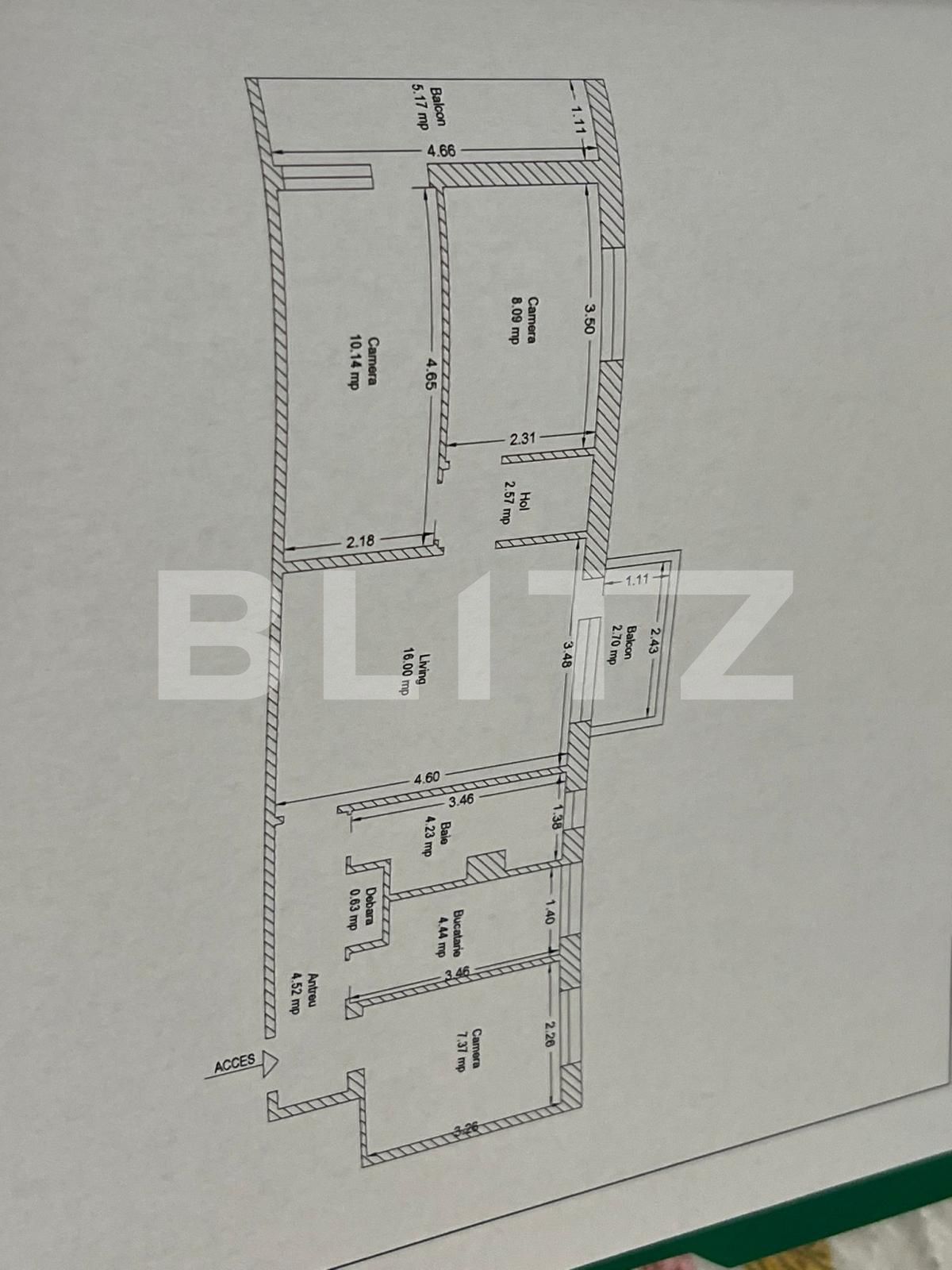 APARTAMENT 4 CAMERE GIROCULUI 58MP