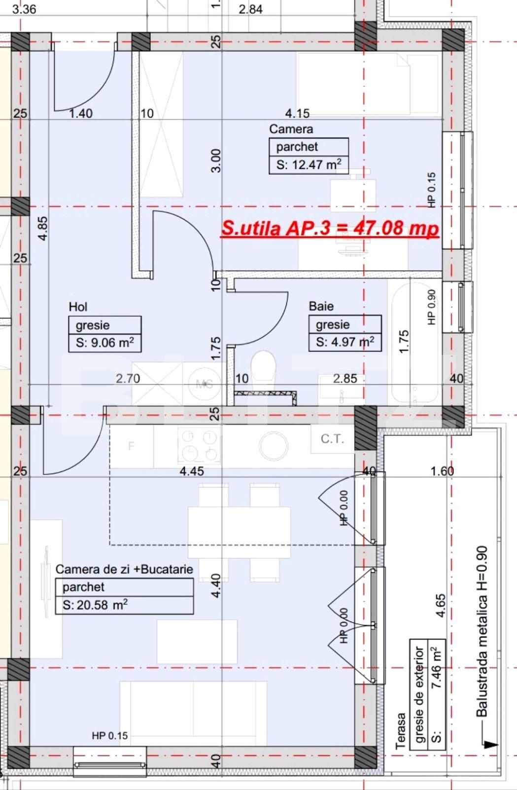 Apartament de vânzare 2 camere Giroc - 118738AV | BLITZ Timișoara | Poza2