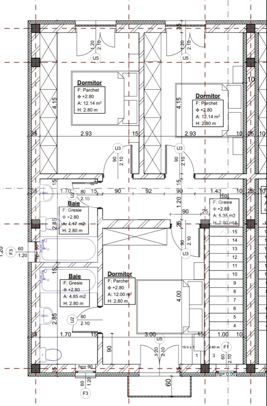 Duplex 4 camere, 102 mp, 250 mp teren, zona Sacalaz