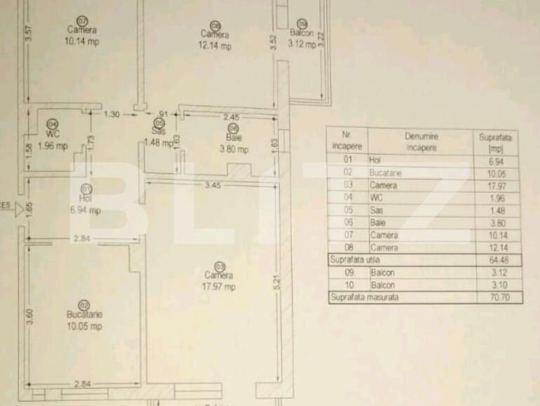 Apartament de vânzare 3 camere Aradului - 119159AV | BLITZ Timișoara | Poza1