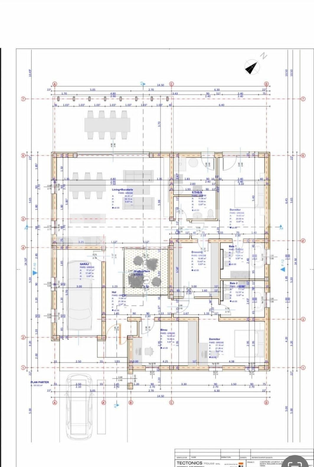 Casa individuala, 167 mp utili, 555 mp teren, Torontalului