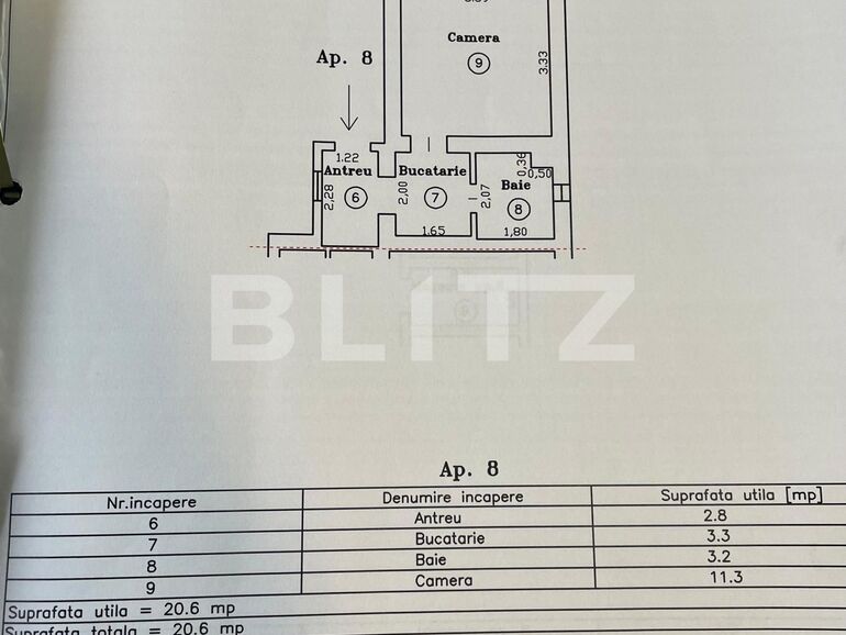 Garsonieră de vânzare Traian - 119738AV | BLITZ Timișoara | Poza1