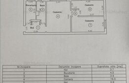 Apartament cu 3 camere, 49 mp, Calea Sagului