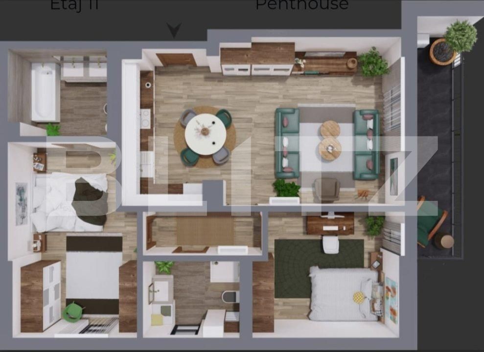 Apartament de vânzare 3 camere Torontalului - 122366AV | BLITZ Timișoara | Poza9