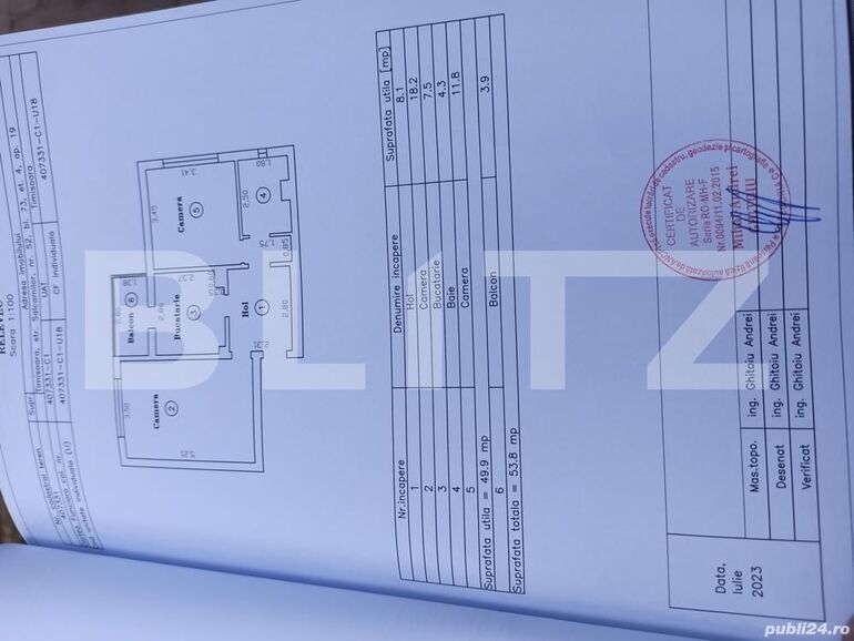 Apartament de vânzare 2 camere Lidia - 122394AV | BLITZ Timișoara | Poza1