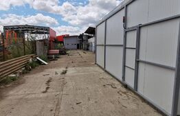 Teren industrial, 3550 mp, cu hale 1200 mp, Buziasului