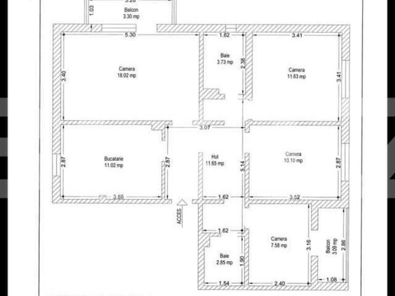 Apartament de închiriat 4 camere Soarelui - 123564AI | BLITZ Timișoara | Poza1