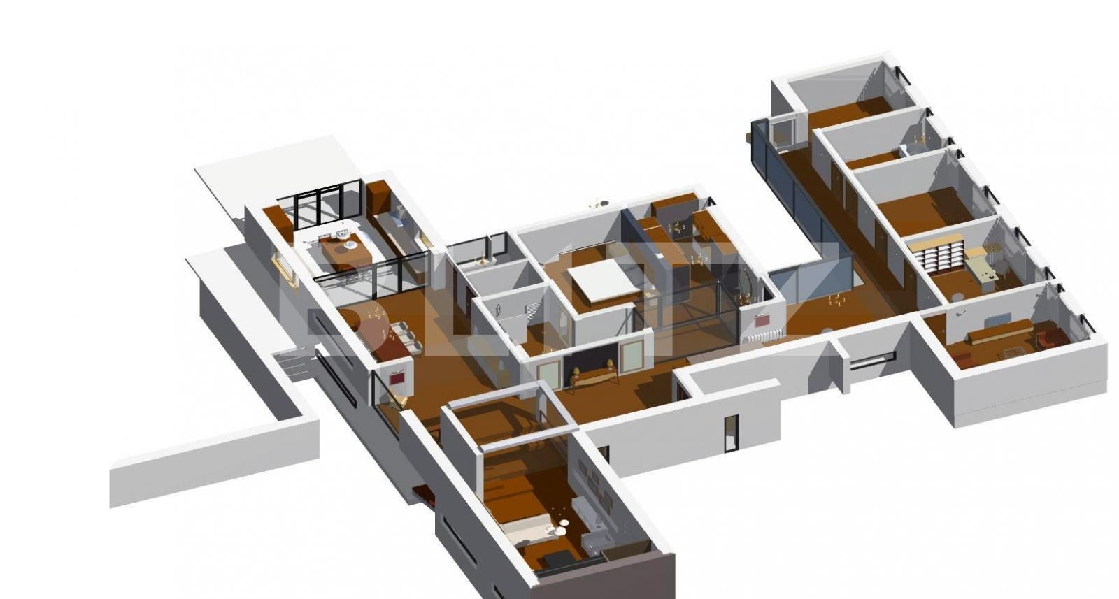 Vila de lux cu 7 camere, teren 2931 mp