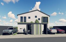 Duplex 4 camere, 110 mp utili, teren 259 mp, Mosnita Noua