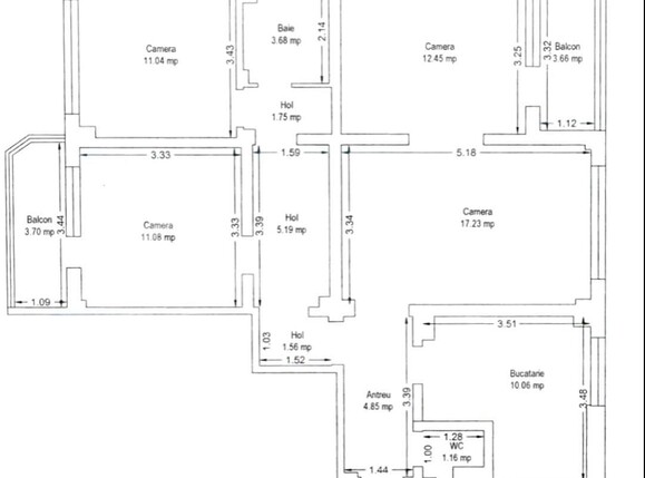 Apartament de vânzare 4 camere Circumvalatiunii - 126400AV | BLITZ Timișoara | Poza1