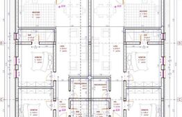 Duplex 3 camere, 85 mp, teren, 610 mp, zona Exterior Vest