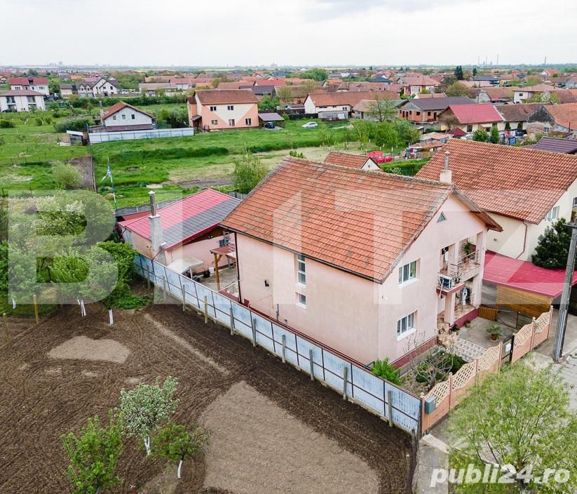 Casa 7 camere, 180mp utili, teren 650mp, soseaua principala Sacalaz