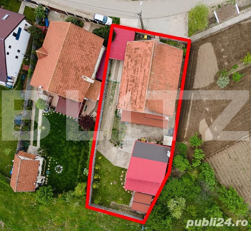 Casa 7 camere, 180mp utili, teren 650mp, soseaua principala Sacalaz