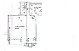 Spatiu comercial, 53 mp, strada principala, zona Martirilor 