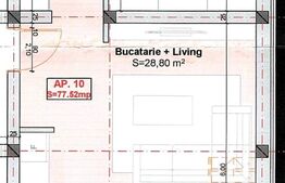 Apartament 3 camere, 77 mp, semidecomandat, zona Lidl Giroc