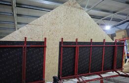 Afacere la cheie, fabrica pentru producere de case pe structura de lemn tip timberframe, 500mp, Covaci