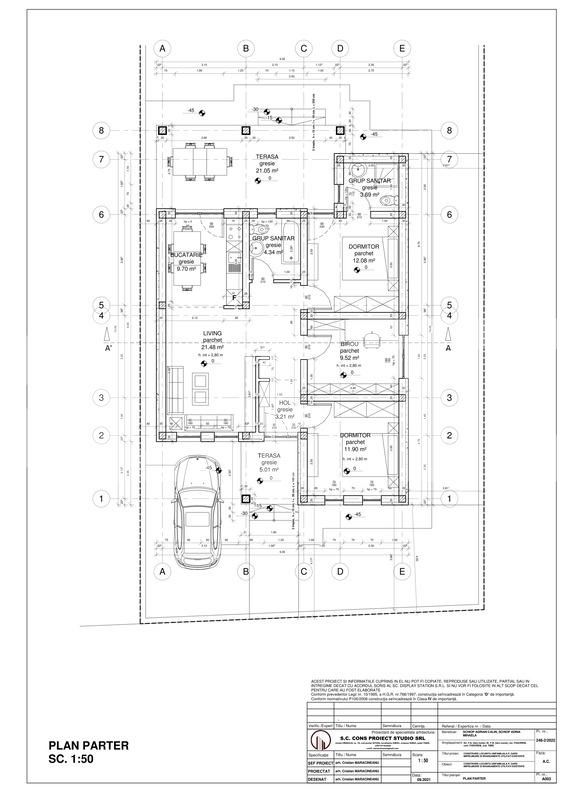 Casa individuala 4 camere, 406 mp teren, 2 fronturi stradale, Padureni