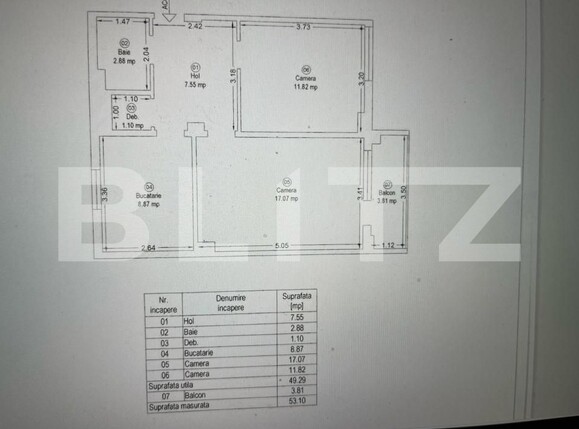 Apartament de vânzare 2 camere Ultracentral - 139191AV | BLITZ Timișoara | Poza12