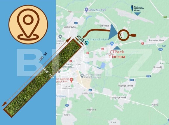 Teren de vânzare Exterior Sud - 139677TV | BLITZ Timișoara | Poza2