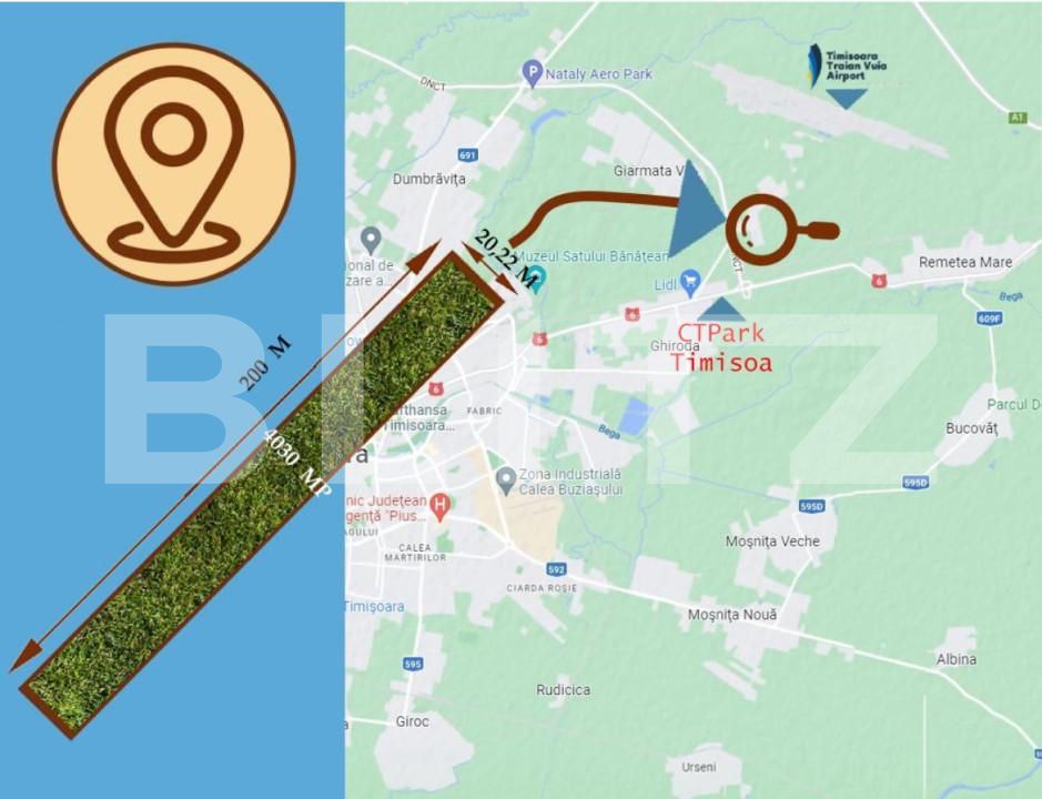 Teren de vânzare Exterior Sud - 139677TV | BLITZ Timișoara | Poza2