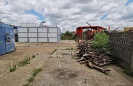 Teren industrial, 3550 mp, cu hale 1200 mp, Buziasului