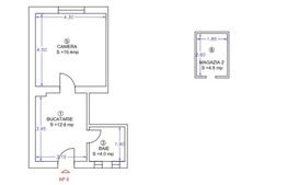 Apartament 1 camera, 36 mp + 40mp gradina privata + optional loc parcare