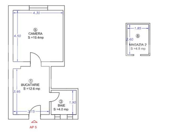 Garsonieră de vânzare Balcescu - 140190AV | BLITZ Timișoara | Poza3