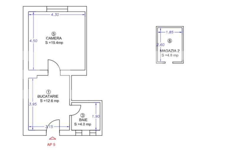 Garsonieră de vânzare Balcescu - 140190AV | BLITZ Timișoara | Poza3