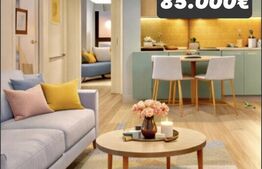 Apartament 2 camere 47 mp, 1 Terasa,  7,5 mp,1 Loc de parcare, TVA INCLUS, 