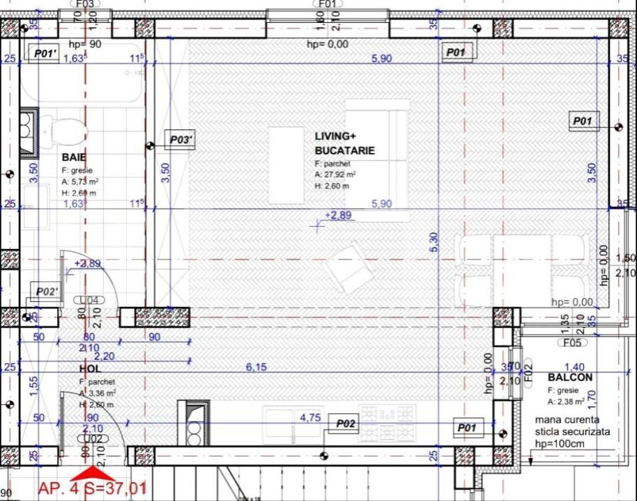 Garsonieră de vânzare Torontalului - 140473AV | BLITZ Timișoara | Poza2