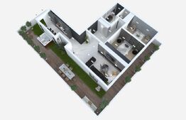 Apartament 3 camere, 82mp utili, terasa 70mp, zona Torontalului