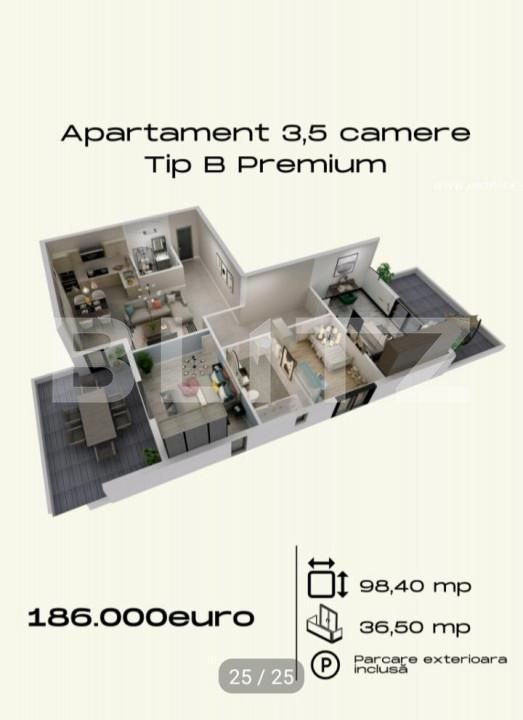 Apartament de vânzare 4 camere Torontalului - 140680AV | BLITZ Timișoara | Poza1