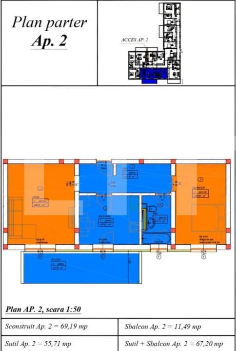 Apartament de vânzare 2 camere Plopi - 140714AV | BLITZ Timișoara | Poza1