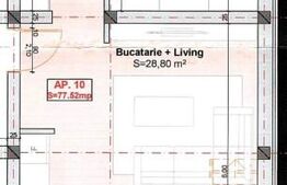 Apartament 3 camere, 77 mp, semidecomandat, zona Lidl Giroc