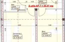 Apartament cu 2 camere, 56mp, zona Giroc