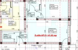 Apartament cu 2 camere, 42mp, zona Giroc