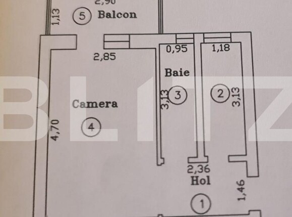 Garsonieră de vânzare Mircea cel Batran - 144820AV | BLITZ Timișoara | Poza1